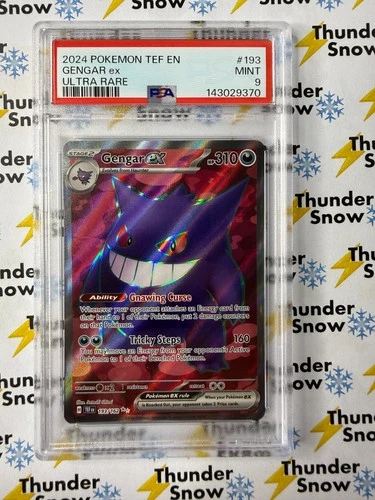 Gengar ex #193 Ultra Rare 2024 Temporal Forces PSA 9 143029370