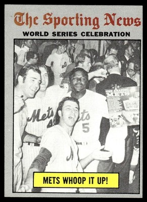 1970 Topps 1969 World Series Summary - Mets Whoop It Up! New York Mets #310