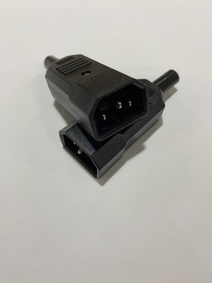 uxcell AC110-250V 10A Male IEC320 C14 Power Socket Adapter Connector
