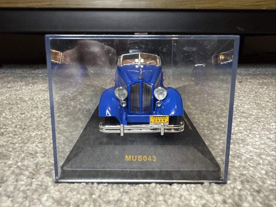 IXO DIECAST 1/43 PACKARD V12 LEBARON SPEEDSTER 1934 MUSEO AZUL Foto 4 de 4
