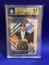 2018 Panini Prizm Luck of the Lottery Hyper Prizm Luka Doncic Rookie BGS 9.5 SSP