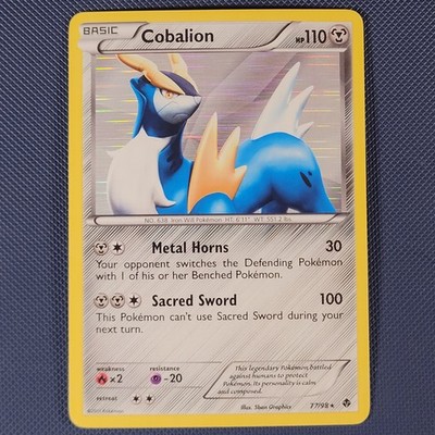 Cobalion 77/98 - Emerging Powers - Rare Holo Pokemon Karte - M/NM