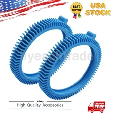 2 Pack 896584000-143 Blue Front Tire Kit with Super Hump, Pool Cleaner Tires