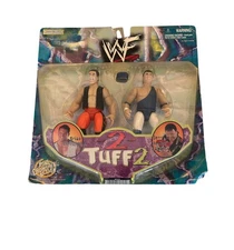 Vintage 1998 WWF 2 Tuff 2: Brain Christopher and Jerry Lawler Jakks Pacific READ