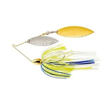War Eagle Spinnerbait 1/2 oz Willow/Willow Ham Blade Gld Wht Cht Blue- WE12GWH36