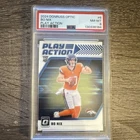 2024 Panini Donruss Optic Play Action Bo Nix #6 Denver Broncos Rookie PSA 8