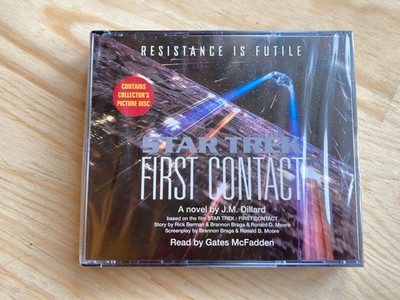 Star Trek First Contact Audiobook NEW Factory Sealed CD 1993 TNG V Rare