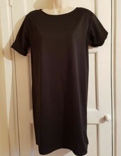 BOOHOO LADIES SIZE 8 BLACK SHIFT DRESS