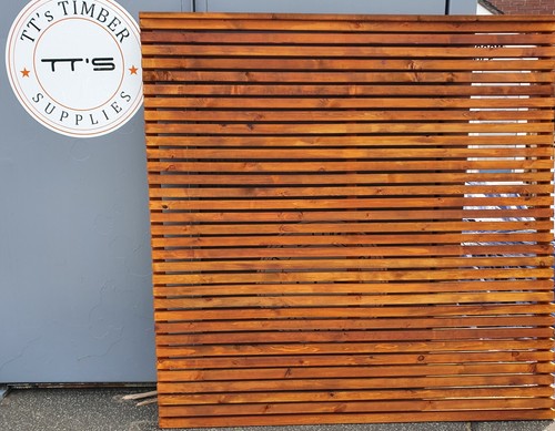 Cedar Fence Panel Horizontal | Various Sizes - Picture 1 of 7