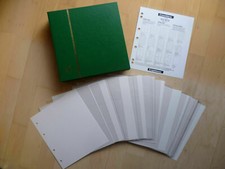 LEUCHTTURM Banknoten-Album NUMIS in gr&uuml;n mit 20 H&uuml;llen 3C NEU&OVP 16