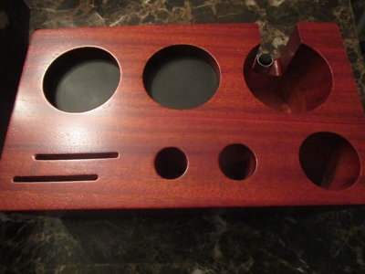 #ad Espresso Tamping Station Walnut Wood Espresso Coffee Anti Pressure Pad $39.99