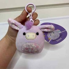Squishmallow Delzi the Donkey Clip 3.5