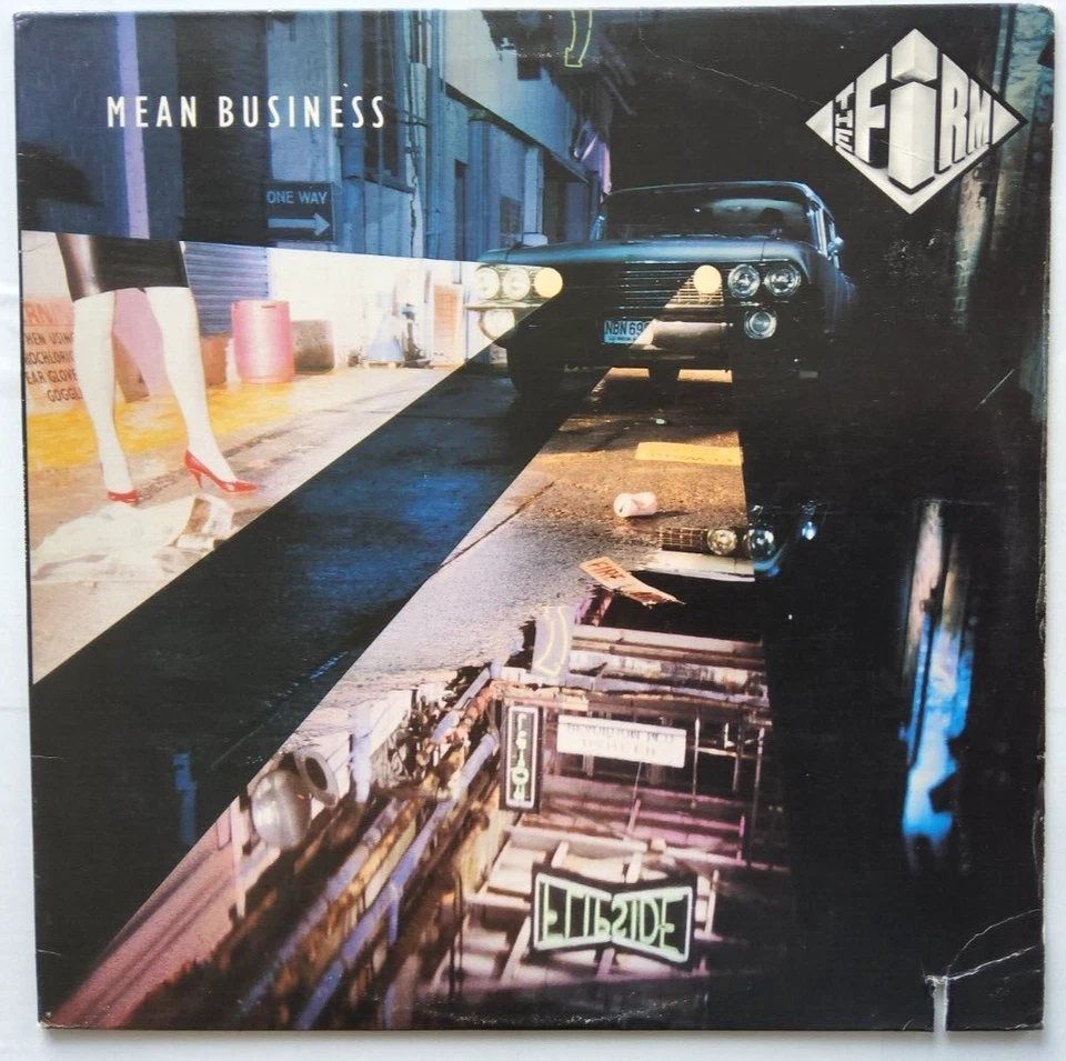 Jimmy Page/The Firm - Mean Business UK Atlantic LP 1986 album vinyl record rock - Image 4 of 4