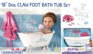 american girl bathtub with bubbles