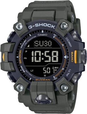 時計 CASIO G-SHOCK GW-9500-3JF Casio G-Shock GW-9500-3JF Mudman Master of G Atomic Solar Carbon