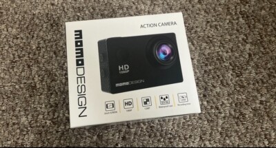 Momo Design Action Kamera HD Tragbar Handheld Brandneu 