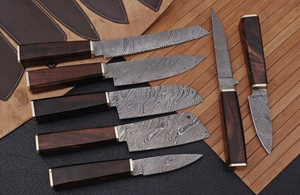 damascus chef knife set