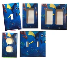 Finding Dory Nemo Light Switch Power Outlet Cover Plate Home decor