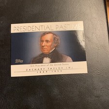 Pp12 Zachary Taylor,,￼2004 Presidential pastime topps,￼B38c