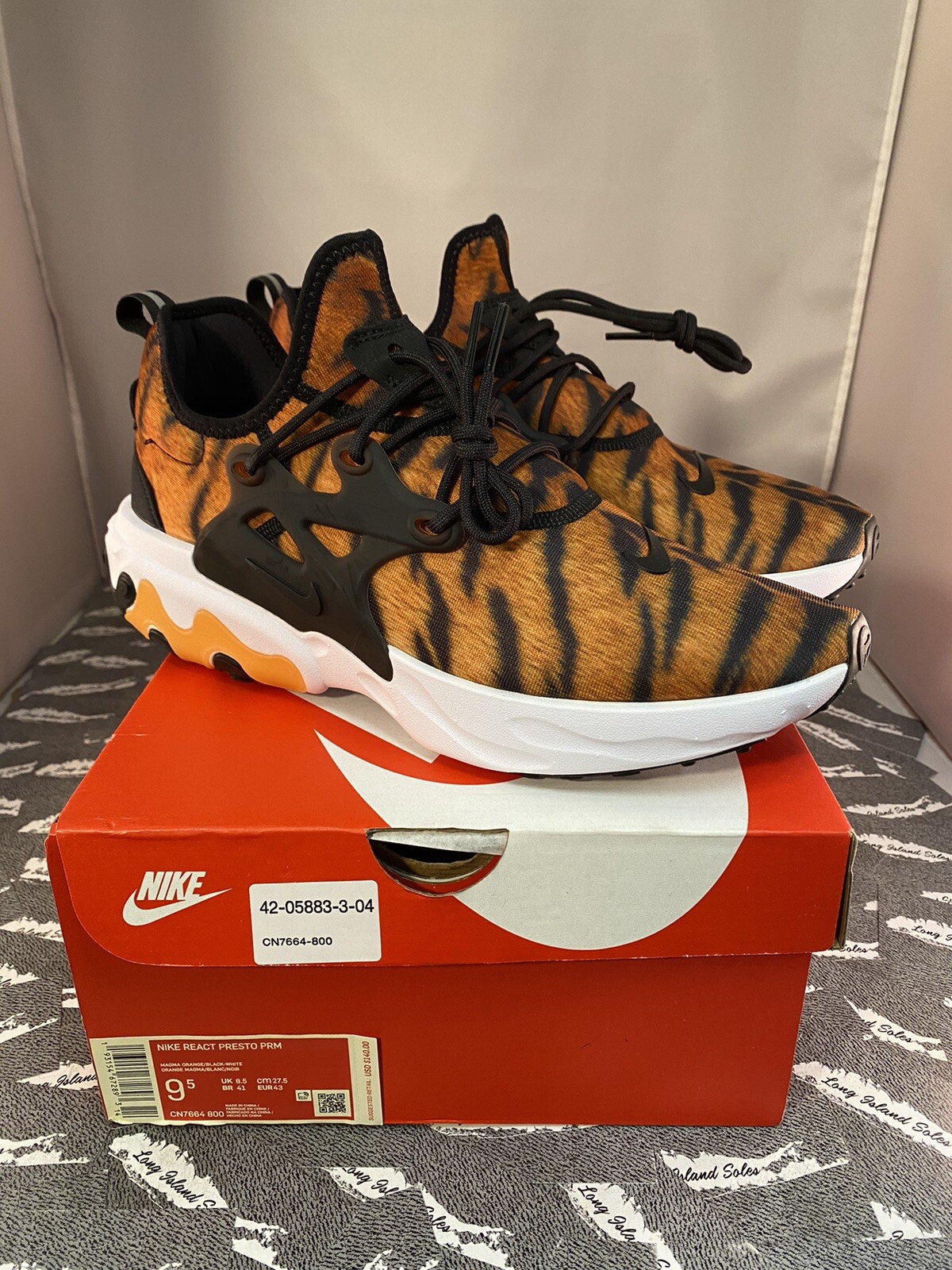react presto premium tiger