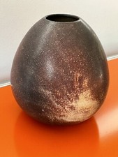 STUDIOKERAMIK Vase Lipp Mering — Lu Klopfer — Höhe 10cm 973/10