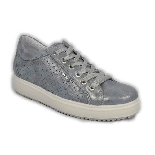 Scarpe IGI\u0026CO Sneakers azzurro avio cuori traforate e suola a zeppa -  5156322 | eBay
