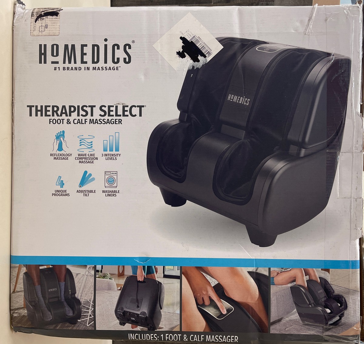 Homedics Therapist Select Soothing Foot & Calf Massager. | eBay