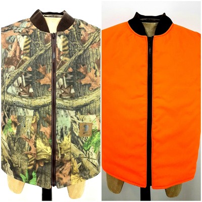 camouflage blaze orange vest