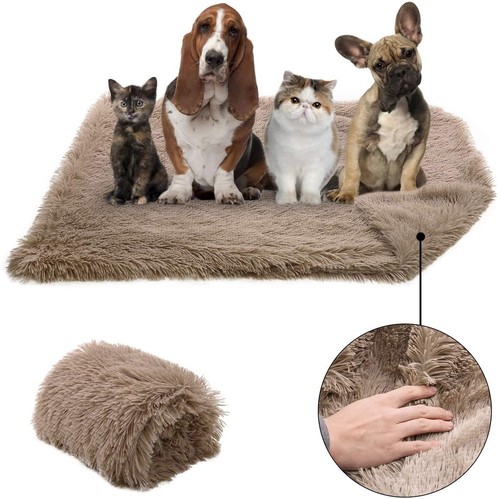 Pet Dog Cat Fleece Blanket Extra Large Washable Thick Warm Soft Fluffy Throw Mat - Picture 4 of 11