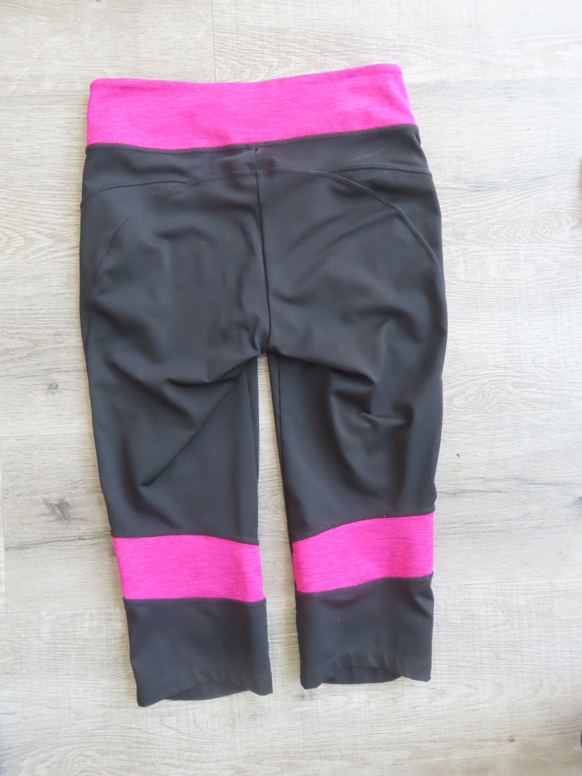 Collant da corsa Fila donna piccolo nero rosa caldo mirtillo palestra allenamento