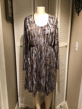 simply vera wang dress Size L brown /black/gray Color
