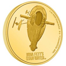 2022 Star Wars™ Boba Fett's Starfighter™ Gold Coin - Niue - 1 oz Proof