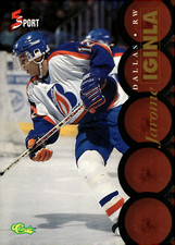 1995 Classic Games, Inc Jarome Iginla Stars Flames
