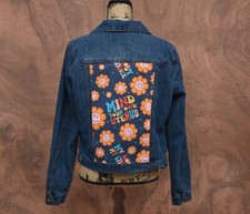 Pro Choice Xl Women's Rights Uterus Roe Vs Wade Protest Custom Denim Jean Jacket