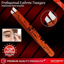 New Professional Eyebrow Slant Tip Tweezer Precision Eyebrow Hair Remover Tools