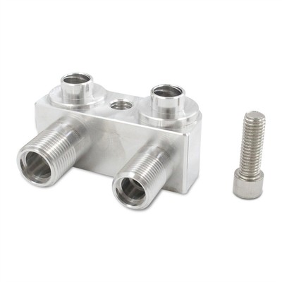 Fit for LSX LS1 AC Compressor Adapter w/ Screw Fitting CNC Machined Aluminum
