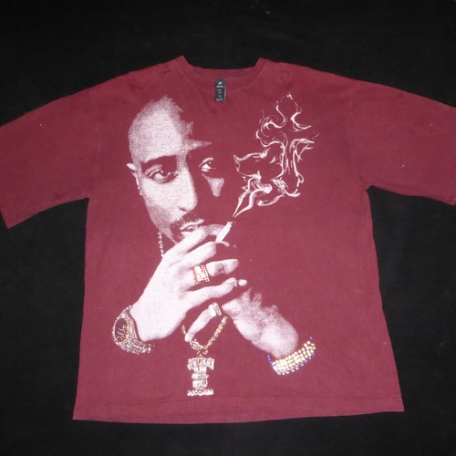 Vintage Makaveli Tupac 2pac Smoking 