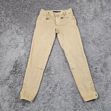 Ralph Lauren Sport Pants Womens 26 Beige Riding Equestrian Stretch 25x27