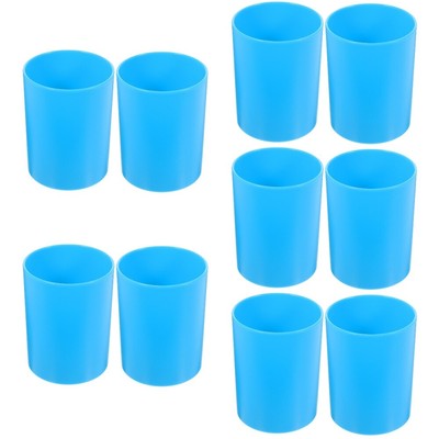  10 Stück Tisch-Stifthalter, runder Stiftbehälter, Make-up-Pinsel-Organizer,