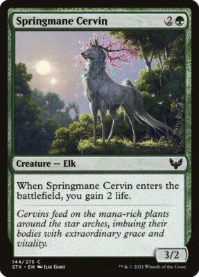 Springmane Cervin (144) Strixhaven: School of Mages STX MTG Magic