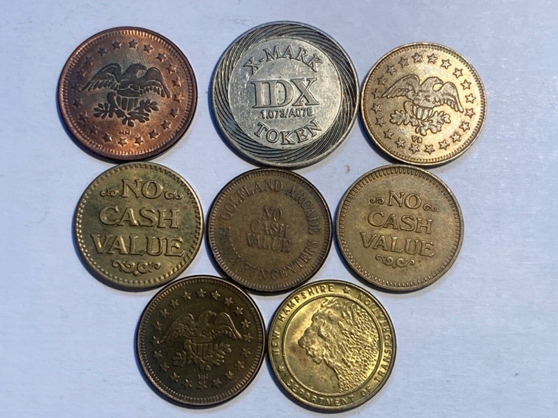 8 Different Tokens