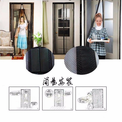 Summer Anti Mosquito Mesh Net Magnetic Insect Fly Bug Curtains Automatic Door - Picture 9 of 13