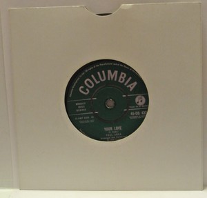 7 Vinyl Single Your Love B W Lonely Boy By Paul Anka Columbia 45 Db 4324 Ebay