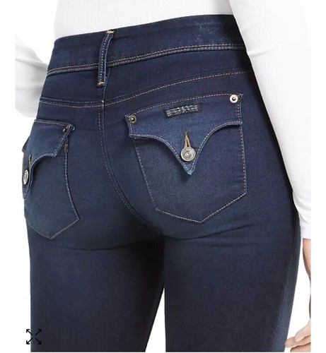 Hudson Womens Collin Flap Skinny Denim Jeans Back Flap Pockets Size 28 - Picture 4 of 16