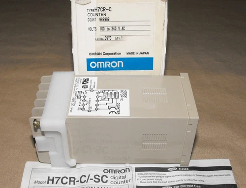 OMRON H7CR-C DIGITAL COUNTER H7CRC 100 to 240 VAC NEW