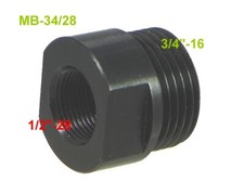 12 -28 To 34-16 Male Thread Adapter Of Oil Filter 2 Way Use Steel