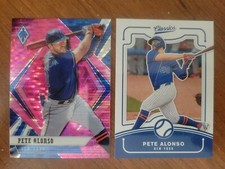 2  2021 Chronicles PETE ALONSO Phoenix Pink Parallel & Classics New York Mets 