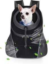 Pet Dog Carrier Backpack, Dog Front Backpack Ventilated Dog Carrier Back P