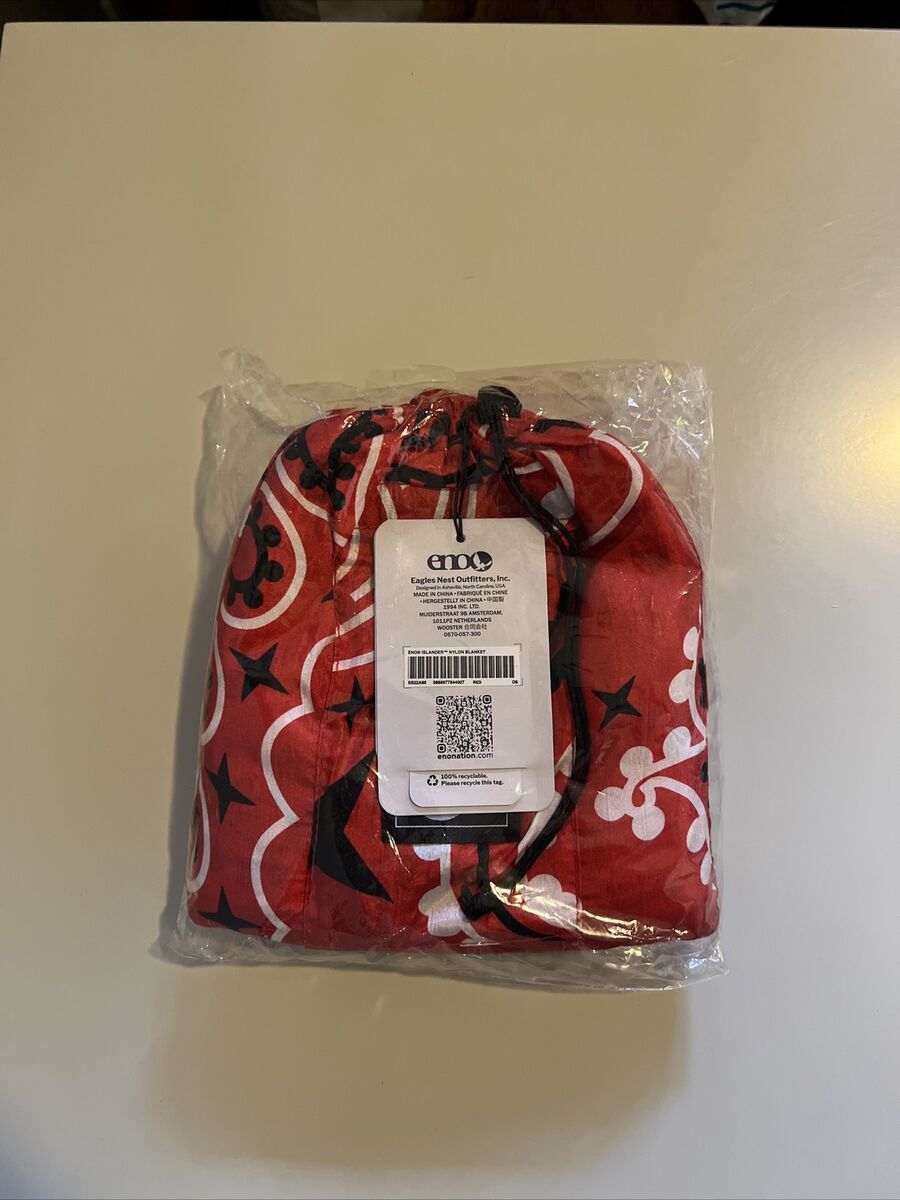 SUPREME ENO 22SS Islander Nylon Blanket RED