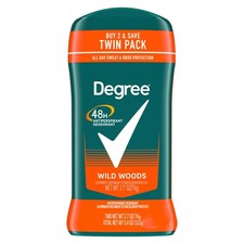 Degree Antiperspirant Deodorant Twin Pack - 2 x 2.7 oz - Wild Woods - 2 count
